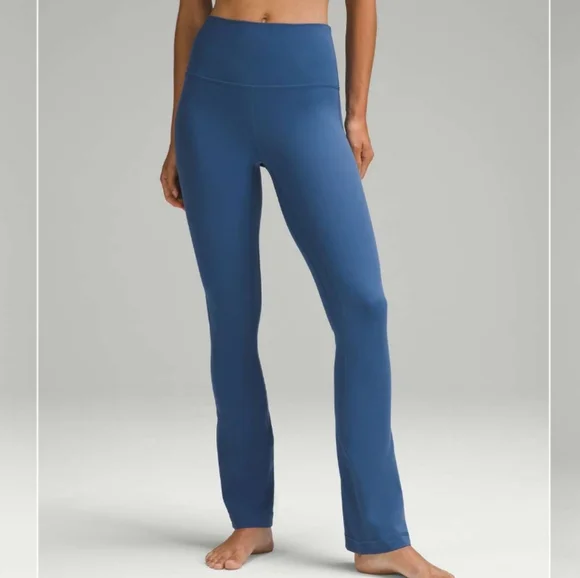 Lululemon Align High-Rise Mini-Flared Pant *Extra Short Pitch Blue Size 2 - Picture 2 of 10